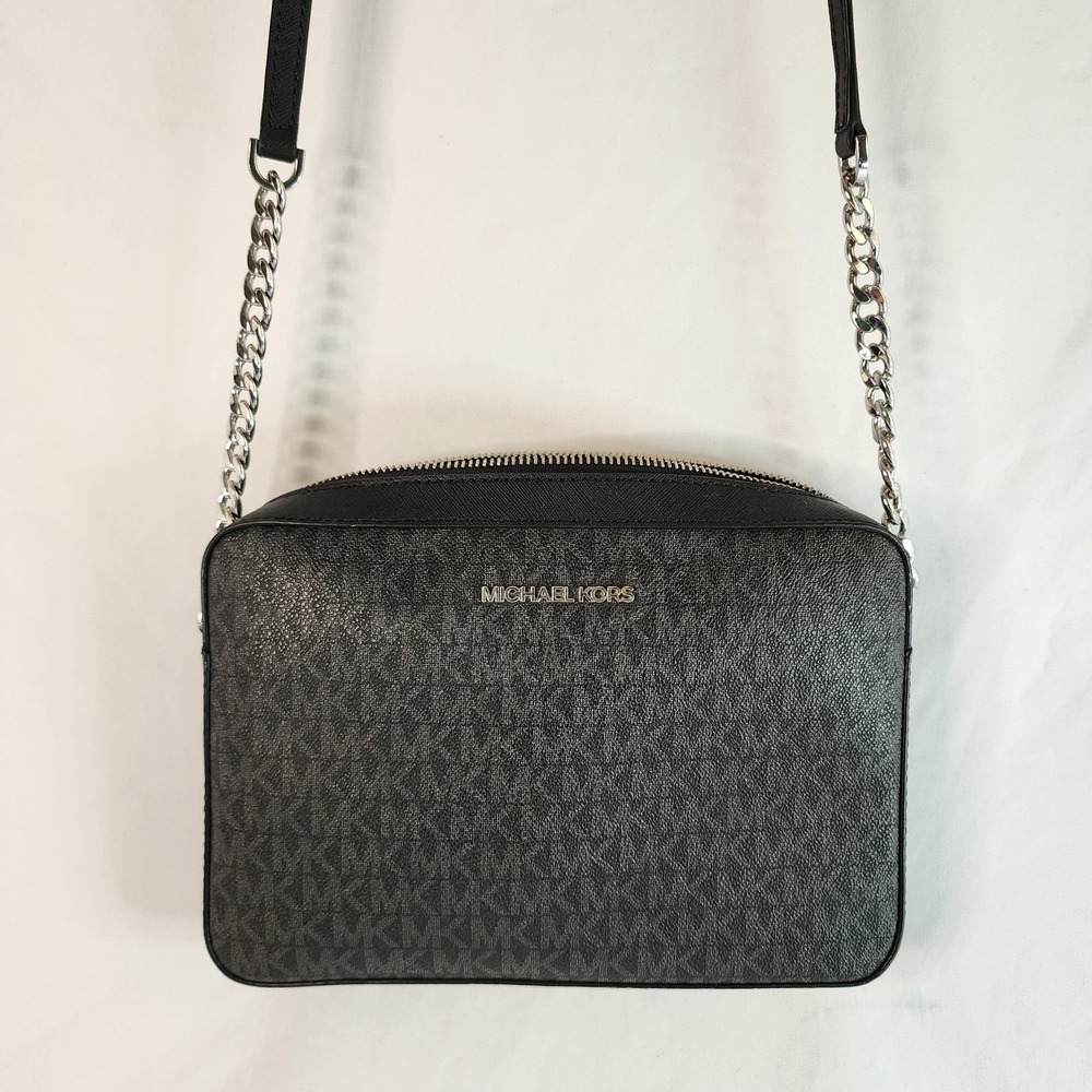 Michael Kors Jet Set Travel Large East/West Crossbody, Black